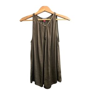 🌼3 for $15🦋 VINCE CAMUTO  Sleeveless Twist Strap Keyhole Blouse Olive‎ Small